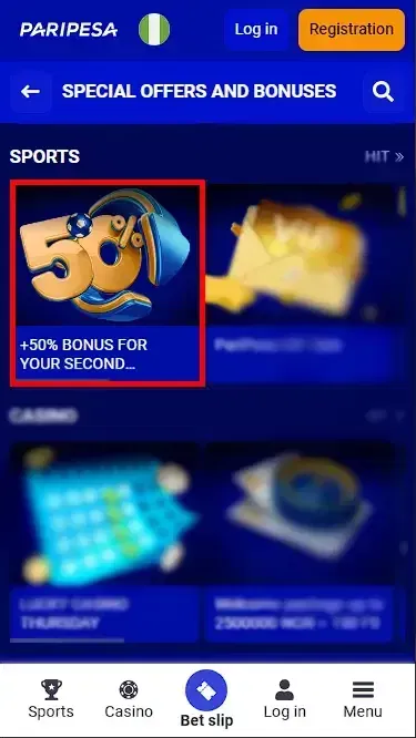 Paripesa Promotion for Active Users