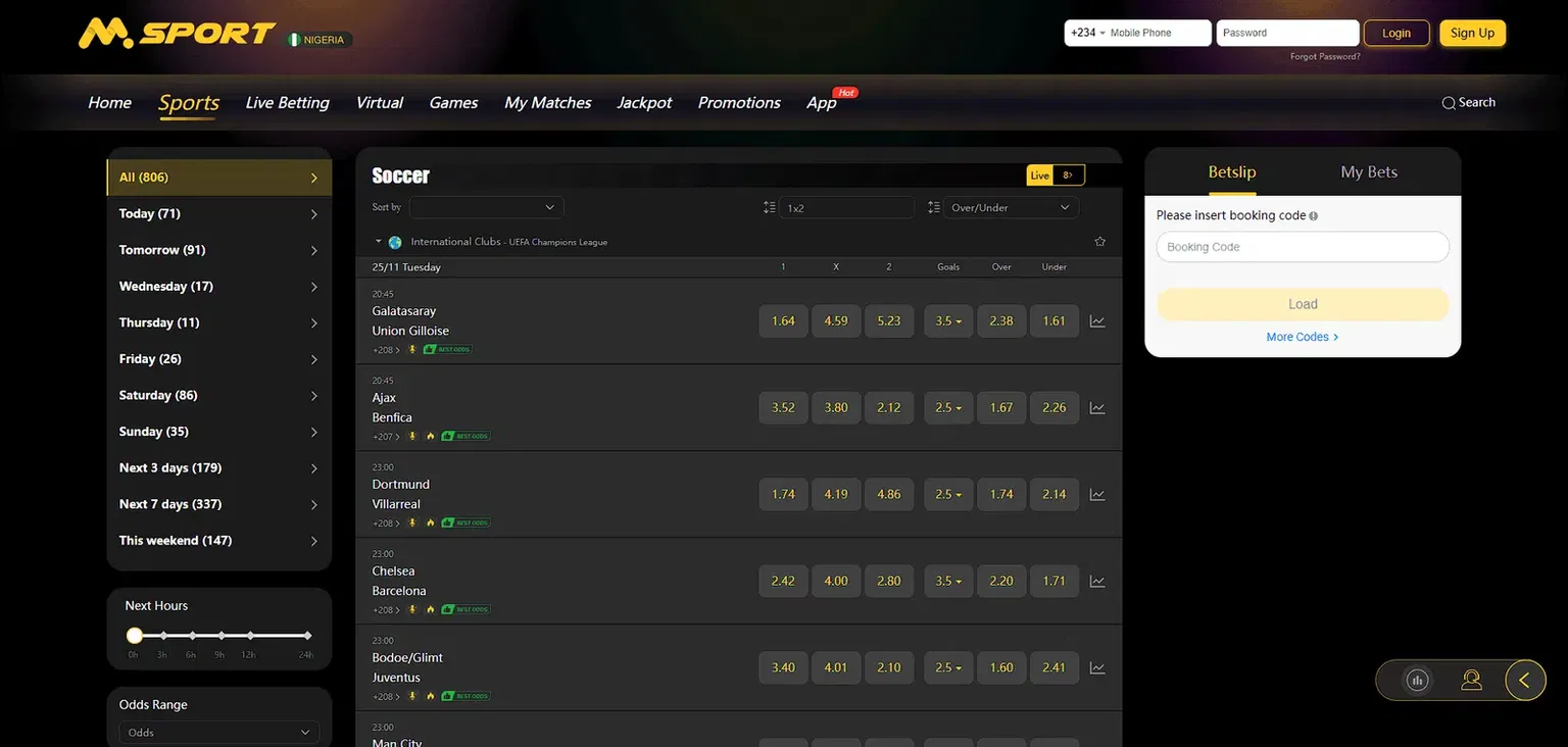 MSport Sport Betting