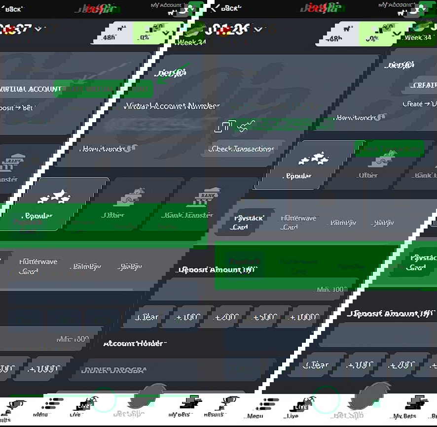Bet9ja Stadium mobile sign up manual