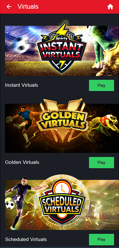 SportyBet virtual games