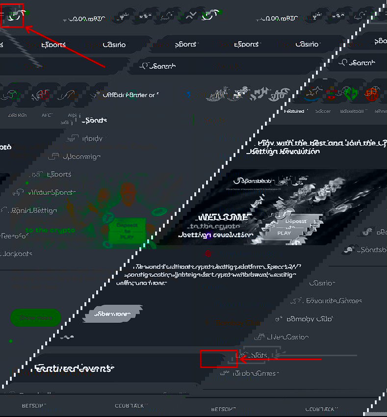 Aviator on Sportsbet io website