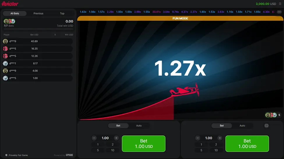 Betwinner Aviator Desktop
