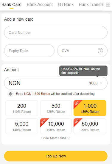 msport funding your account