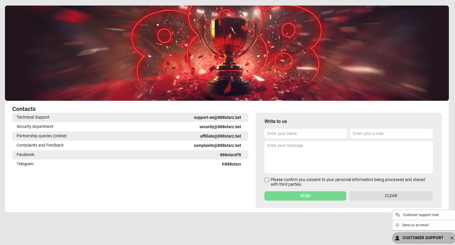 888starz customer support