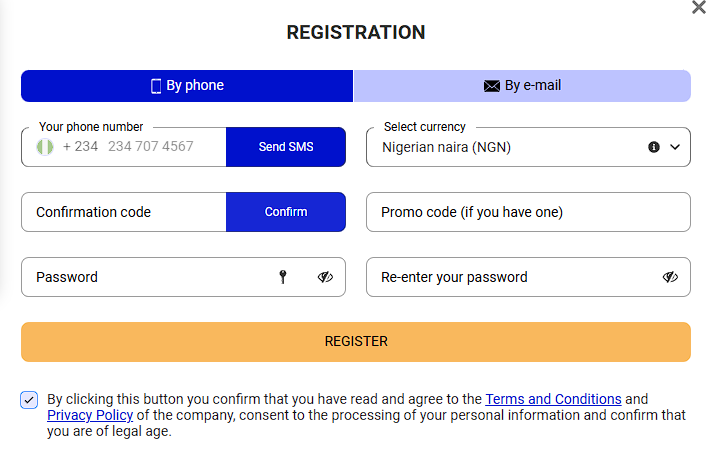paripesa registration process