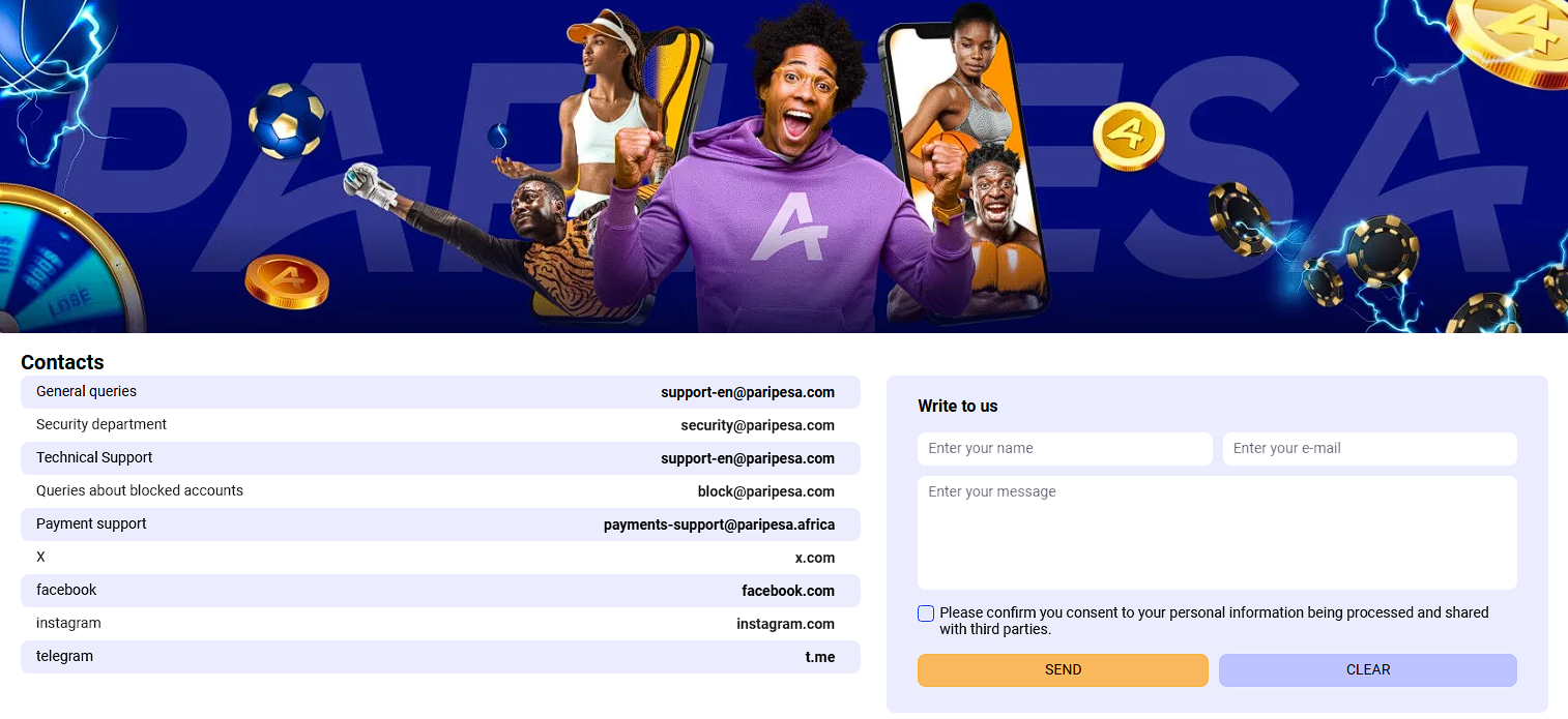 PariPesa Customer Support