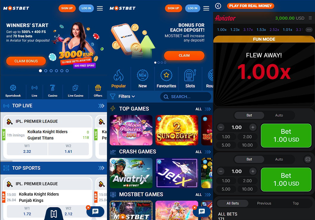 Mostbet mobile app