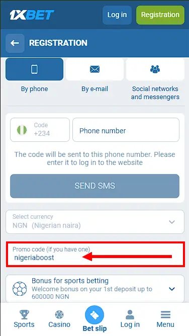 1xBet Promo Code