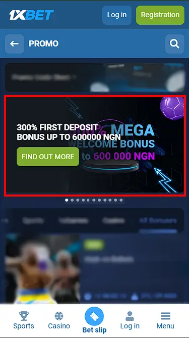 1xBet Welcome Bonus