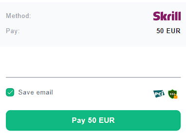 Please wager the deposit 2 times to avoid 20 commission