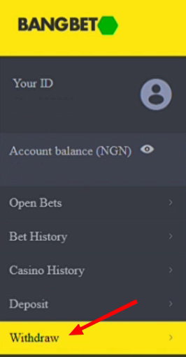 Withdraw section
