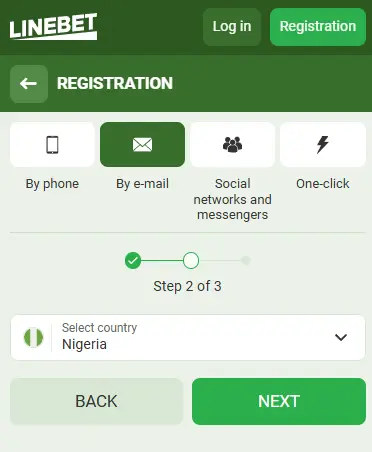 How to register and play casino at Linebet?