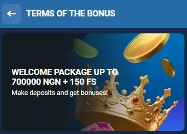 1xBet Casino registration bonus Nigeria 2025