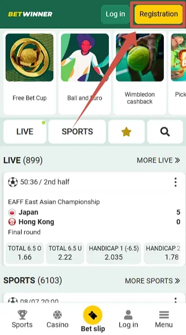 How to register on Betwinner Nigeria?