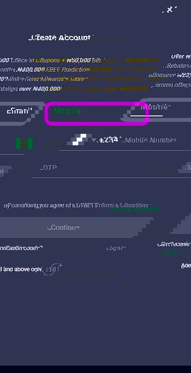 One of the methods of registration