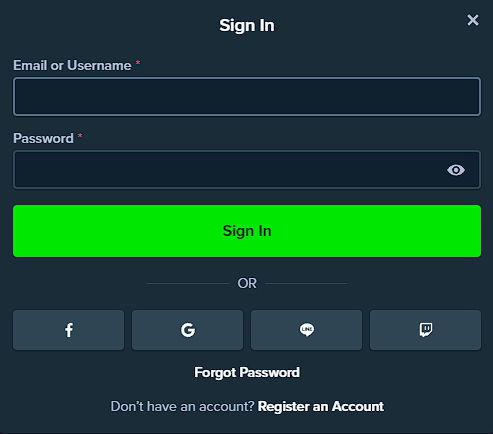 Log in Stake