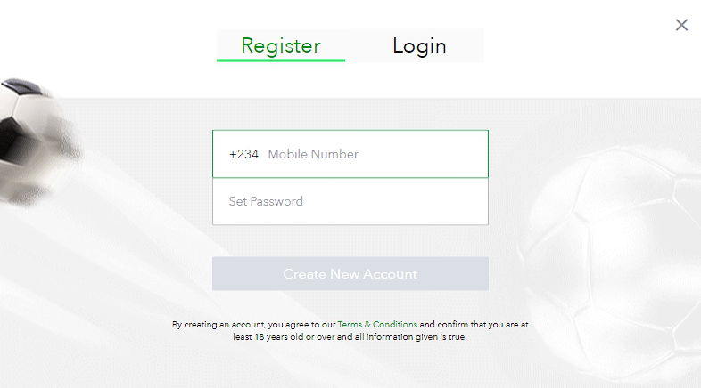 sportybet register nigeria