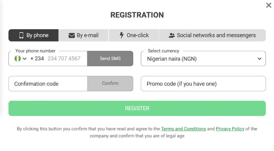 888Starz registration by phone 