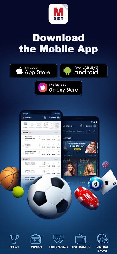 Mobile app Marathonbet