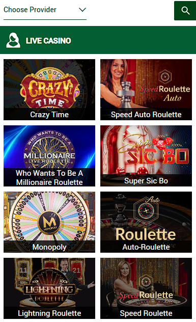 Live casino