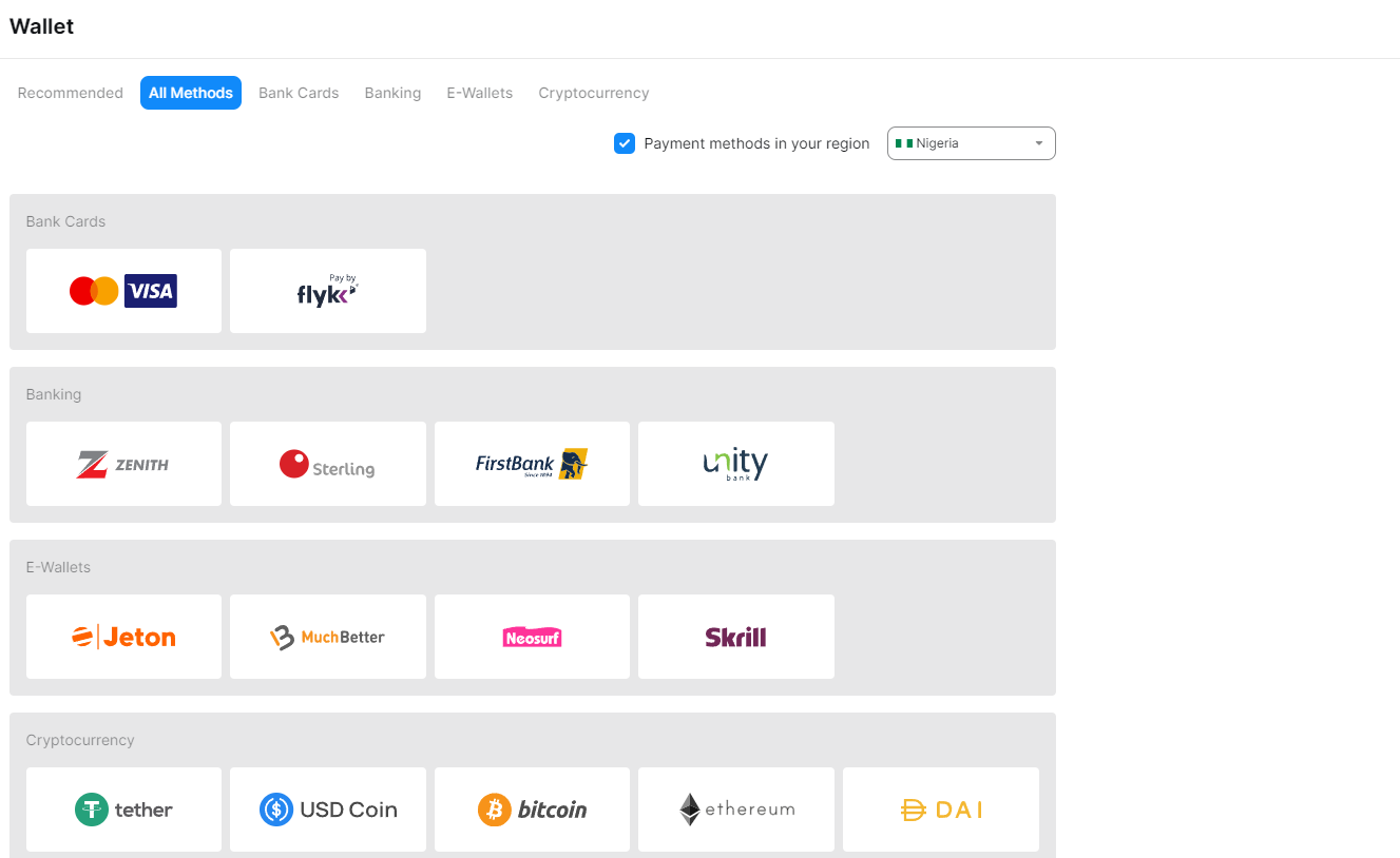 Betmaster payment system