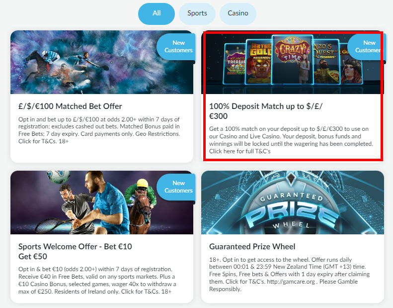 Welcome Bonus 100% Casino Bonus BetVictor