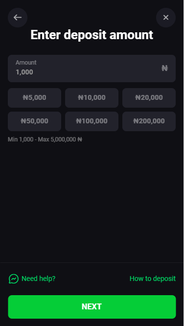 Deposit with Card by Flutterwave