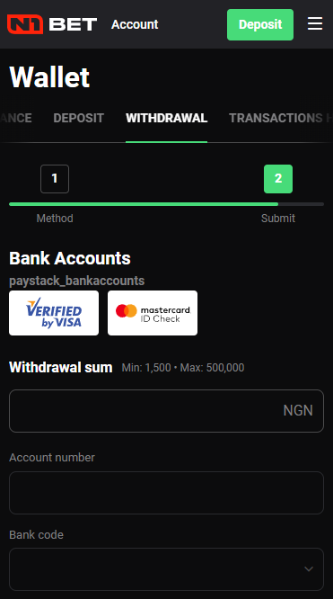 Withdrawing money with Paystack