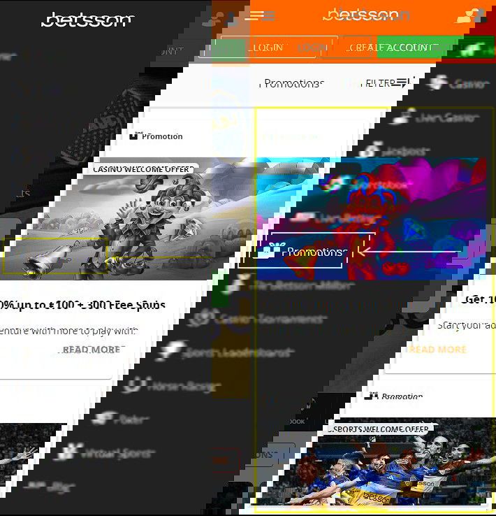 Betsson promotions