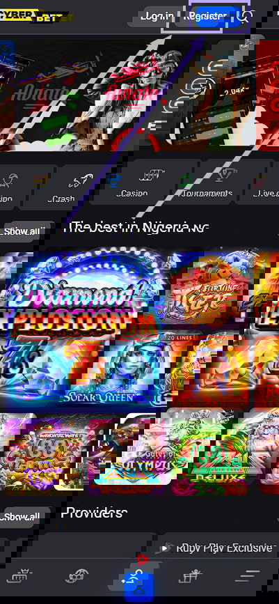 Instructions on how to register