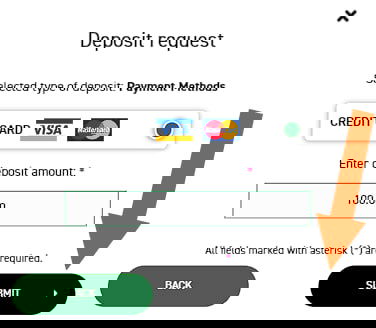 Make a deposit to Afribet with Visa