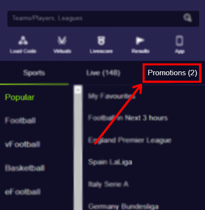 Football.com promotions