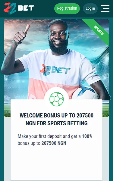 22Bet Sports Welcome Bonus