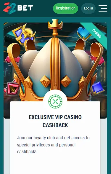 22bet VIP Program