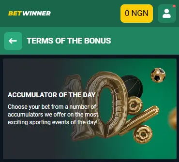 BetWinner Express bonus