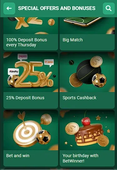 How to get betwinner deposit bonus?