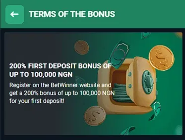 How to get betwinner sports welcome bonus?