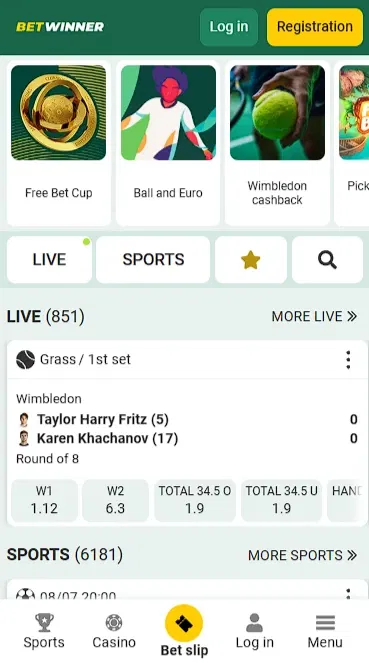 How to use betwinner on mobile?