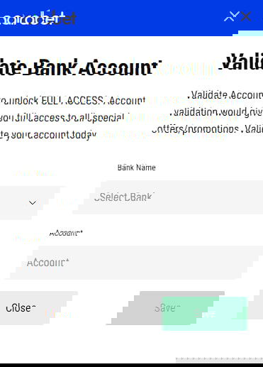 Validate Bank Account