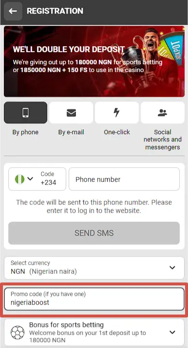 888Starz registration bonus code