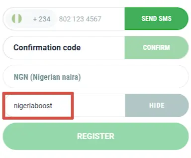 How to use 22bet promo code?