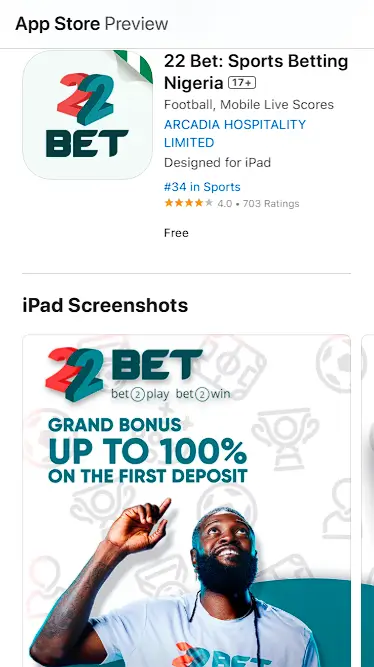 How to download 22bet ios app?