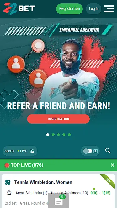 How to use 22bet on mobile?