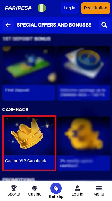 paripesa loyalty program