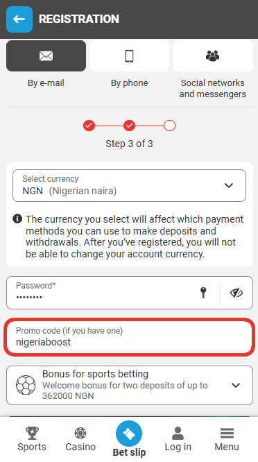 Megapari promo code Nigeria 2025