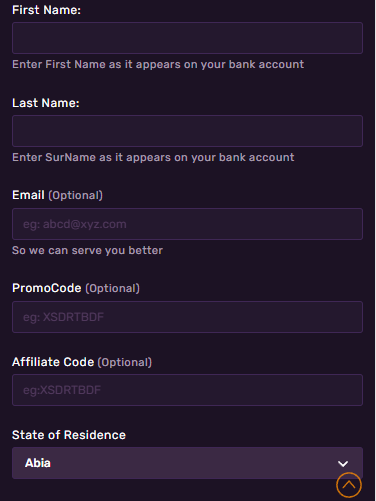Instructions on how to register