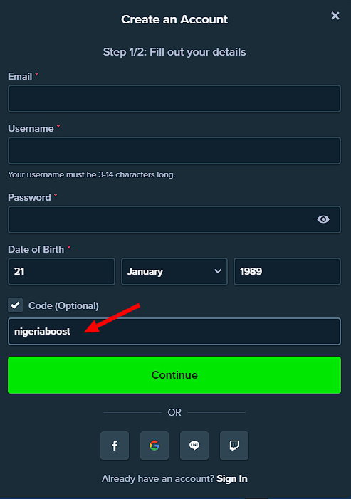 promo code Stake