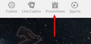 Promotions section website