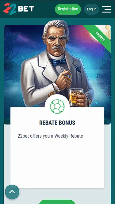 22bet reload bonus
