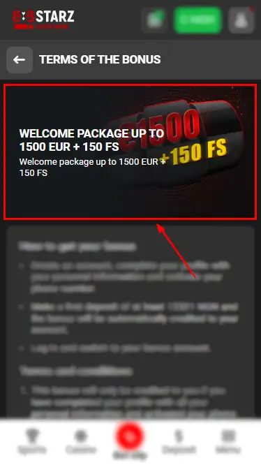 888Starz Casino Sign Up Bonus